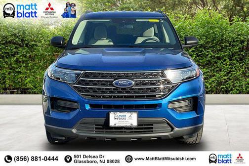 Blue 2023 Ford Explorer XLT