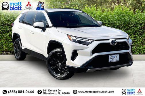 Wind Chill Pearl 2023 Toyota RAV4 Hybrid SE