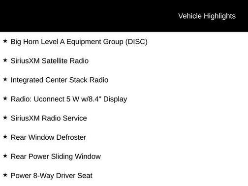 2022 RAM 1500 Big Horn/Lone Star
