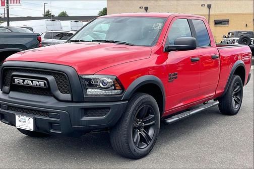 Flame Red Clearcoat 2022 RAM 1500 Classic Warlock Quad Cab 4x4 6'4' Box