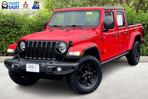 Firecracker Red Clearcoat 2021 Jeep Gladiator Willys 4x4