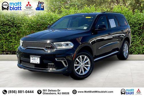 DB Black Clearcoat 2022 Dodge Durango SXT AWD
