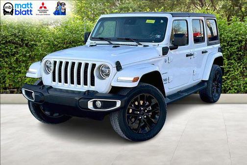 Bright White Clearcoat 2021 Jeep Wrangler Unlimited 4xe Sahara
