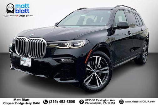 Black Sapphire Metallic 2022 BMW X7 xDrive40i