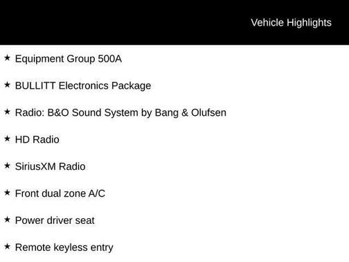 2019 Ford Mustang Bullitt