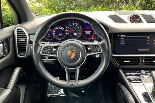 Black 2022 Porsche Cayenne Platinum Edition