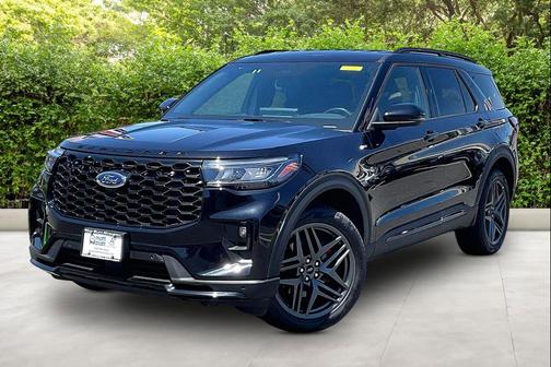 Agate Black Metallic 2025 Ford Explorer ST-Line