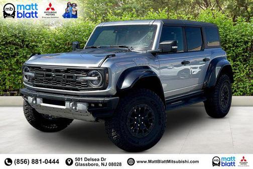 Iconic Silver Metallic 2023 Ford Bronco Raptor