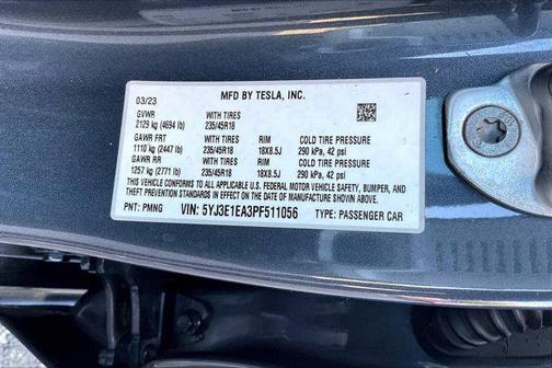 2023 Tesla Model 3 Standard Range Plus