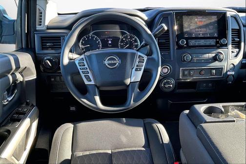 Glacier White 2024 Nissan Titan SV