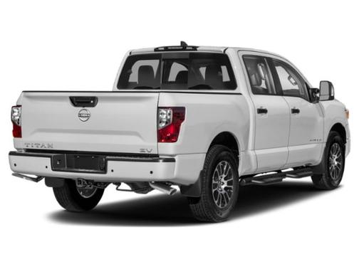 Glacier White 2024 Nissan Titan SV