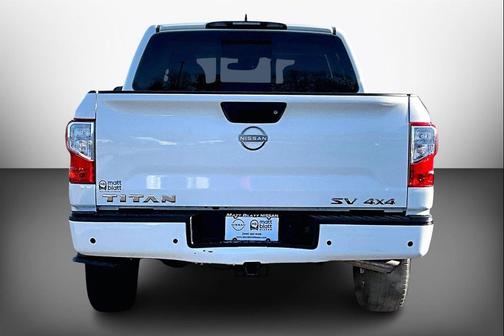 Glacier White 2024 Nissan Titan SV