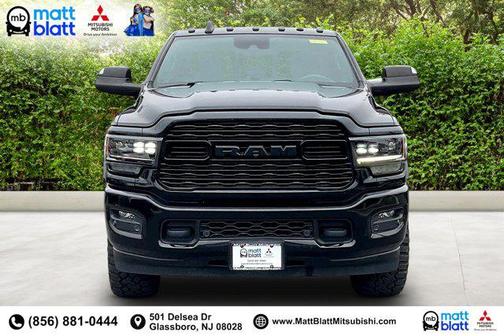 Diamond Black Crystal Pearlcoat 2023 RAM 2500 Limited Crew Cab 4x4 6'4' Box