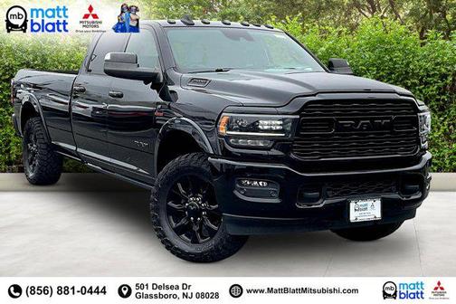 Diamond Black Crystal Pearlcoat 2023 RAM 2500 Limited Crew Cab 4x4 6'4' Box