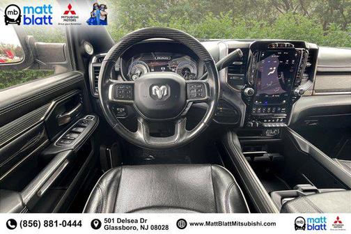 Diamond Black Crystal Pearlcoat 2023 RAM 2500 Limited Crew Cab 4x4 6'4' Box