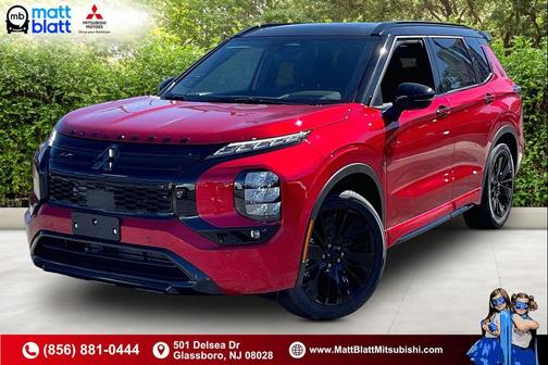 Red Diamond With Black Roof 2026 Mitsubishi Outlander Black Edition S-AWC