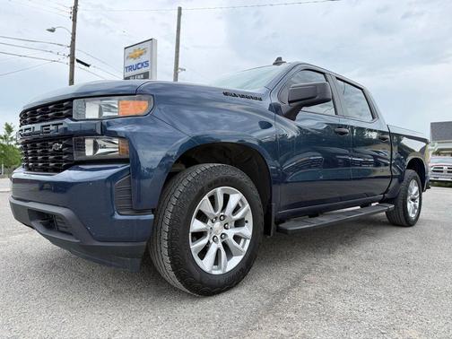 Northsky Blue Metallic 2021 Chevrolet Silverado 1500 Custom