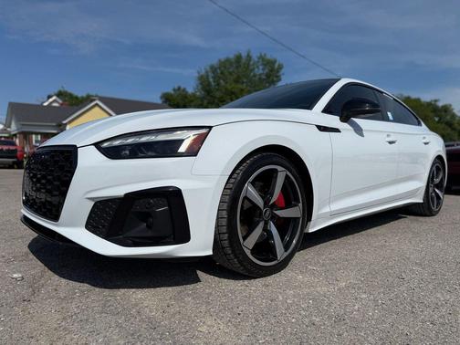 Glacier White Metallic 2023 Audi A5 Sportback 45 S Line Premium Plus