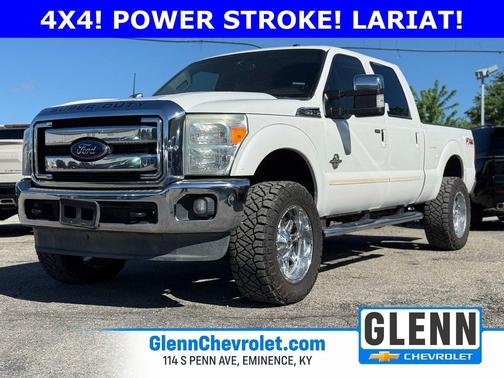 White Platinum Clearcoat Metallic 2015 Ford F-250 Lariat