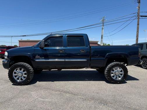 Cadet Blue Metallic 2005 GMC Sierra 2500 SLT H/D Crew Cab