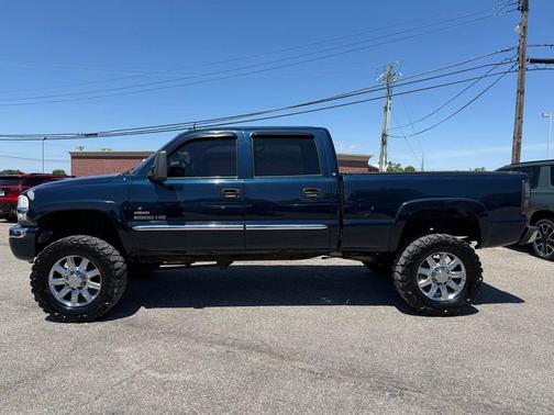Cadet Blue Metallic 2005 GMC Sierra 2500 SLT H/D Crew Cab