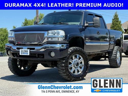 Cadet Blue Metallic 2005 GMC Sierra 2500 SLT H/D Crew Cab