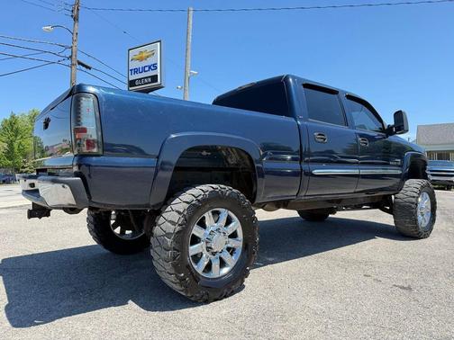 Cadet Blue Metallic 2005 GMC Sierra 2500 SLT H/D Crew Cab