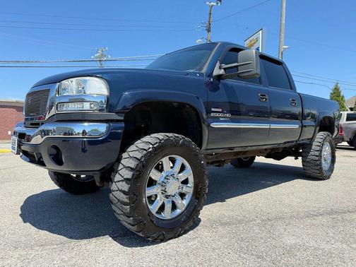 Cadet Blue Metallic 2005 GMC Sierra 2500 SLT H/D Crew Cab