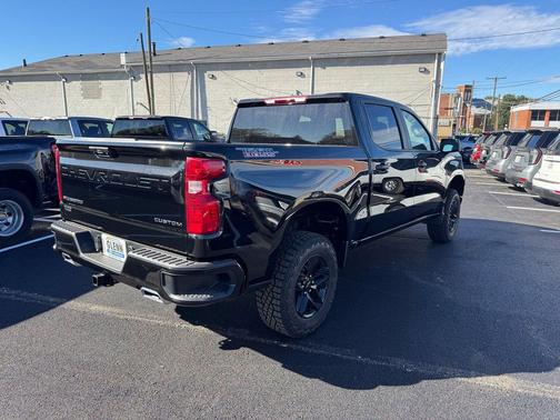 Black 2026 Chevrolet Silverado 1500 Custom Trail Boss