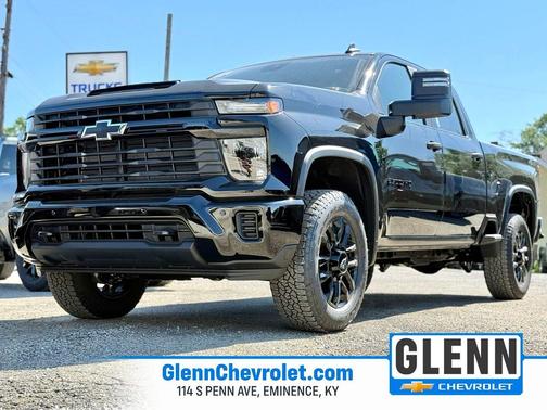 Black 2026 Chevrolet Silverado 2500 Custom