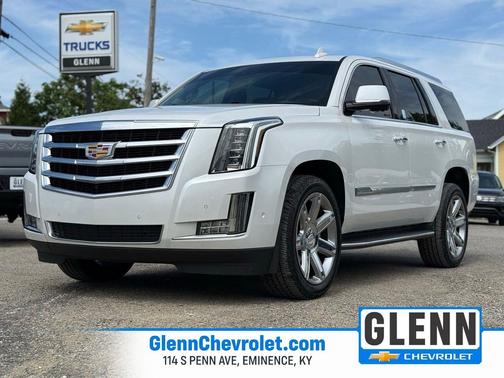 Crystal White Tricoat 2018 Cadillac Escalade Luxury
