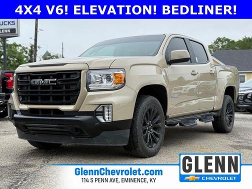 Desert Sand Metallic 2022 GMC Canyon Elevation