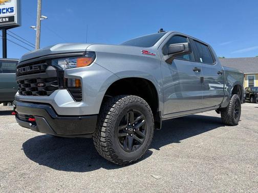Sterling Gray Metallic 2026 Chevrolet Silverado 1500 Custom Trail Boss