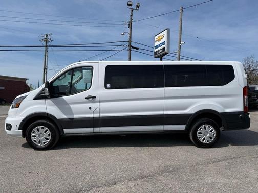 Oxford White 2024 Ford Transit-350 XLT