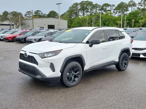 Super White 2021 Toyota RAV4 LE