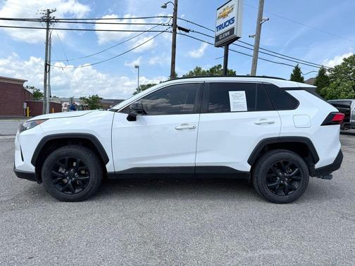 Super White 2021 Toyota RAV4 LE