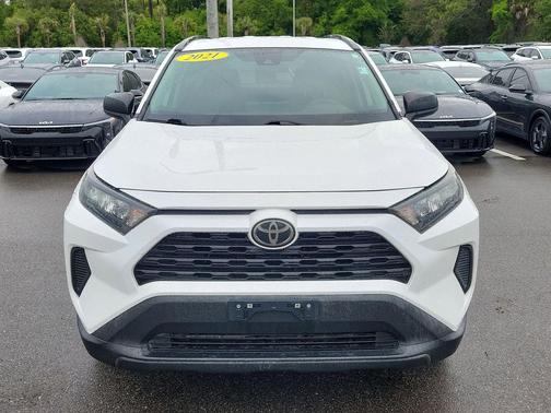 Super White 2021 Toyota RAV4 LE