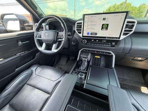 Midnight Black Metallic 2023 Toyota Tundra Hybrid Platinum