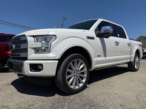 White Platinum Metallic Tri-Coat 2017 Ford F-150 Platinum