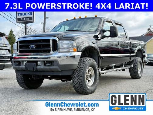 Black Clearcoat 2003 Ford F-350 Lariat