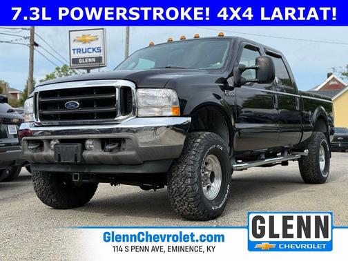 Black Clearcoat 2003 Ford F-350 Lariat