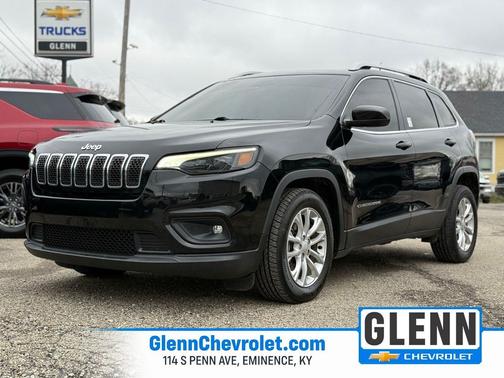 Diamond Black Crystal Pearlcoat 2019 Jeep Cherokee Latitude