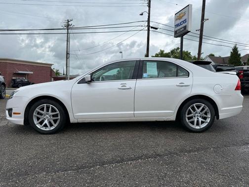 White Platinum Clearcoat Metallic 2012 Ford Fusion SEL
