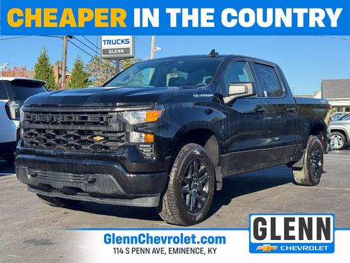 Black 2026 Chevrolet Silverado 1500 Custom