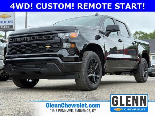 Black 2026 Chevrolet Silverado 1500 Custom