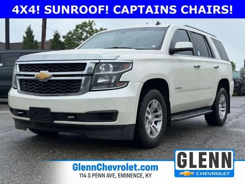 White Diamond Clearcoat 2015 Chevrolet Tahoe LT