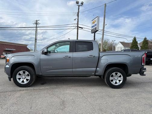 Satin Steel Metallic 2018 GMC Canyon SLE