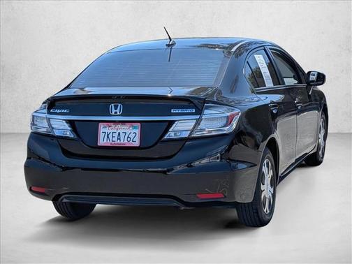 Crystal Black Pearl 2015 Honda Civic Hybrid Base