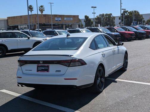 Platinum White Pearl 2026 Honda Accord Hybrid Sport-L