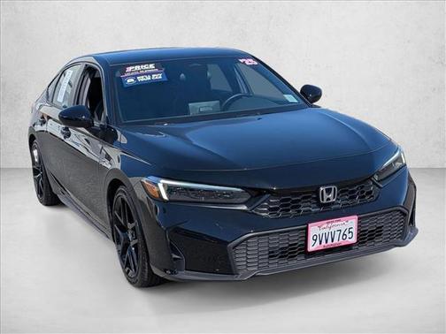 Crystal Black Pearl 2025 Honda Civic Sport